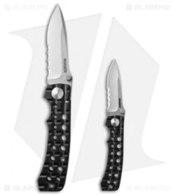 CRKT Ruger Knives Go-N-Heavy Compact Knife (3.5" Stonewash Serr) R1804 -Cutting Edge Cutlery Knives Store ruger knives r1804 size cm